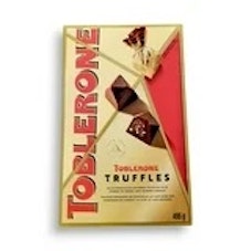 Toblerone Milk Chocolate Truffles with Chocolatey Center, Honey & Almond Nougat